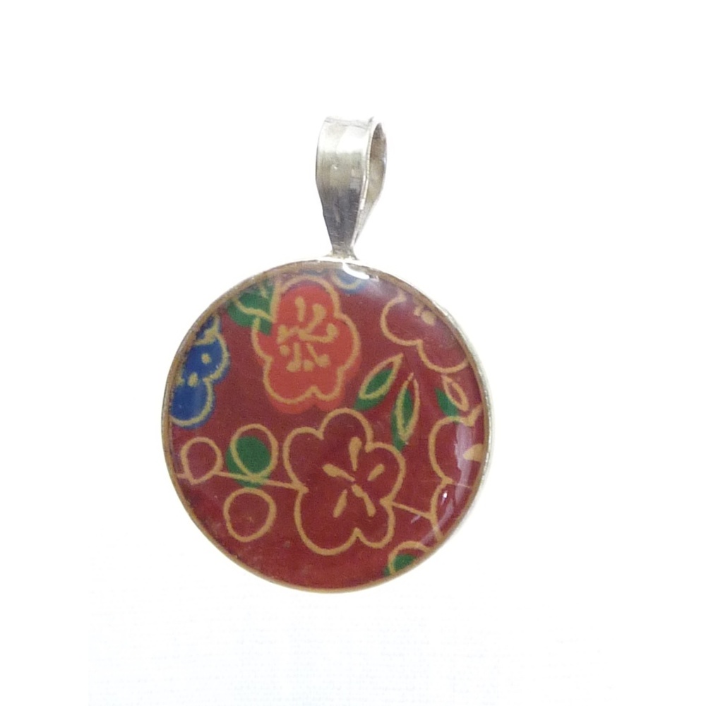 Cherry Blossom 925 Sterling Silver Pendant